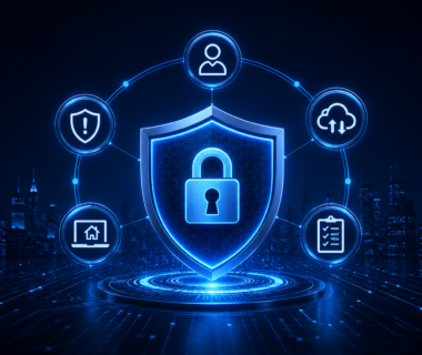 Infographic showing five reasons businesses should adopt zero trust security in 2026, including protection against cyber threats, secure remote work, cloud security, compliance requirements, and business resilience.